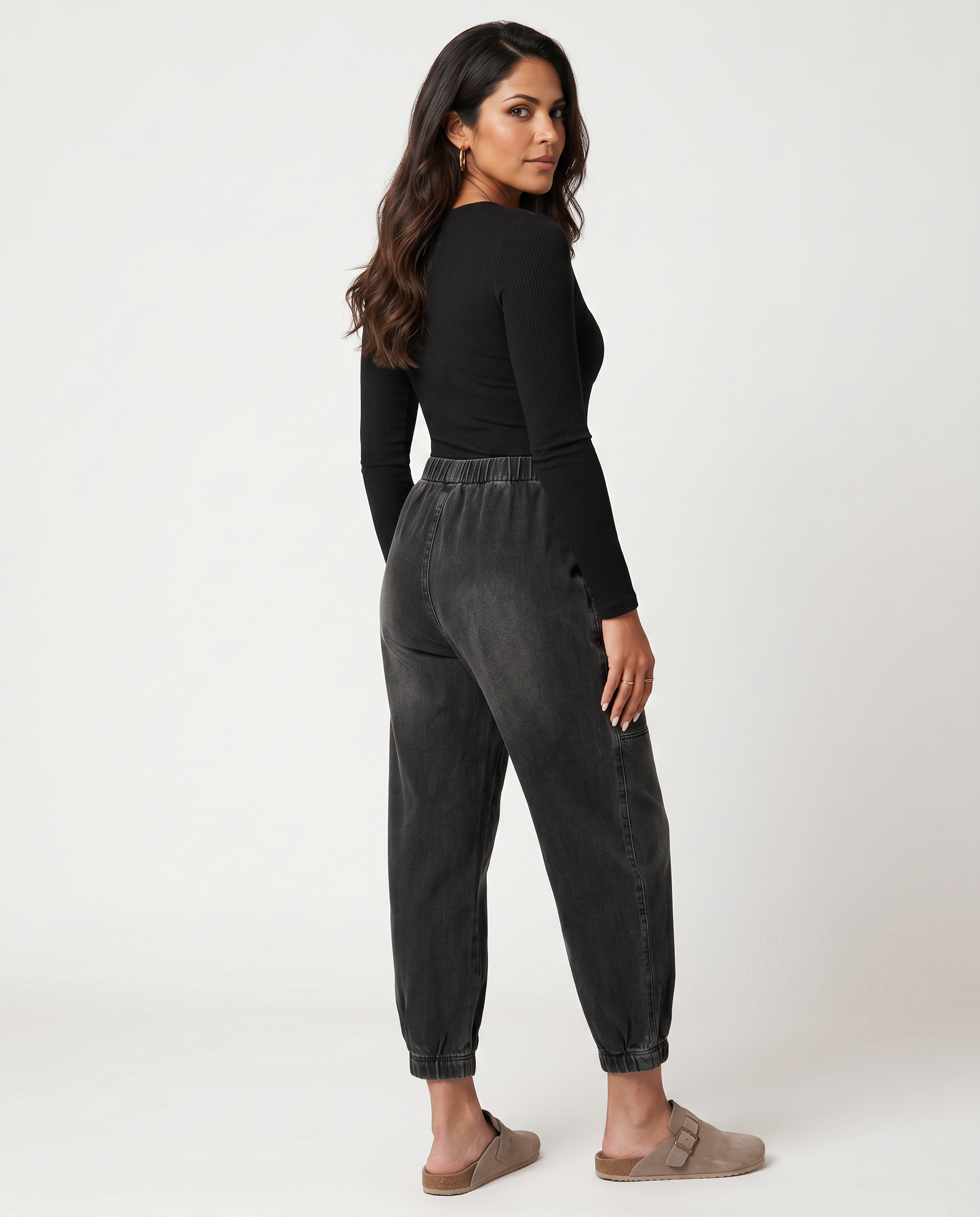 Patsy | Tapered Jeans with Elastic Waist