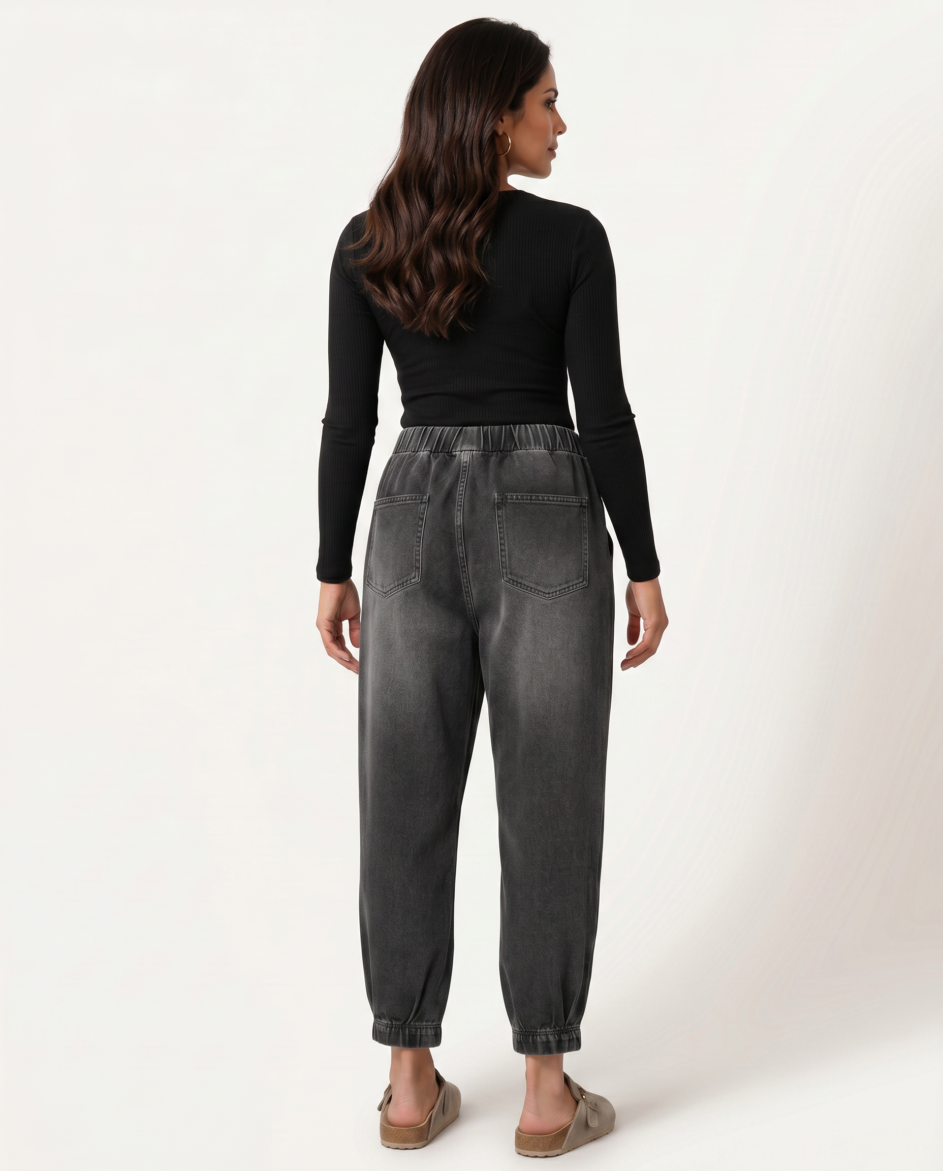 Patsy | Tapered Jeans with Elastic Waist