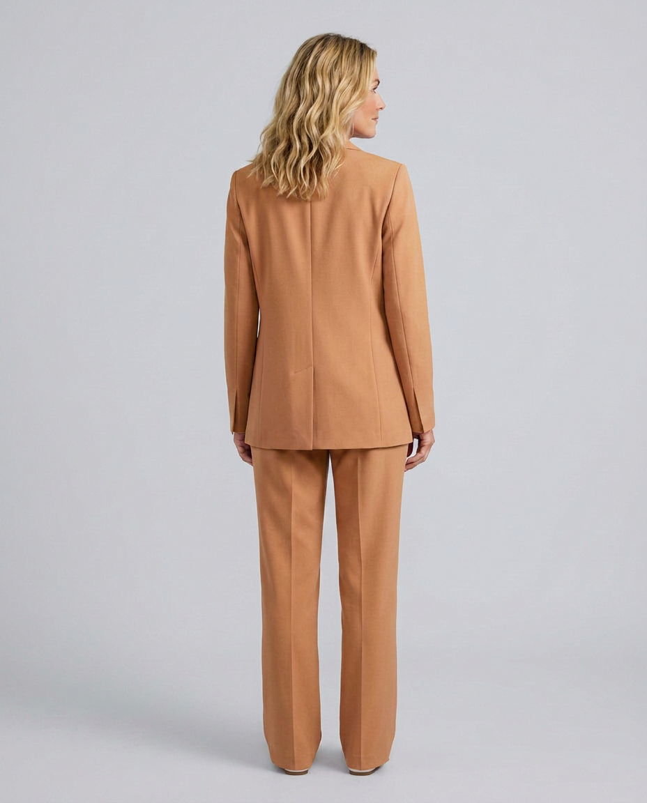 Elise | Blazer Set with Straight-Leg Trousers