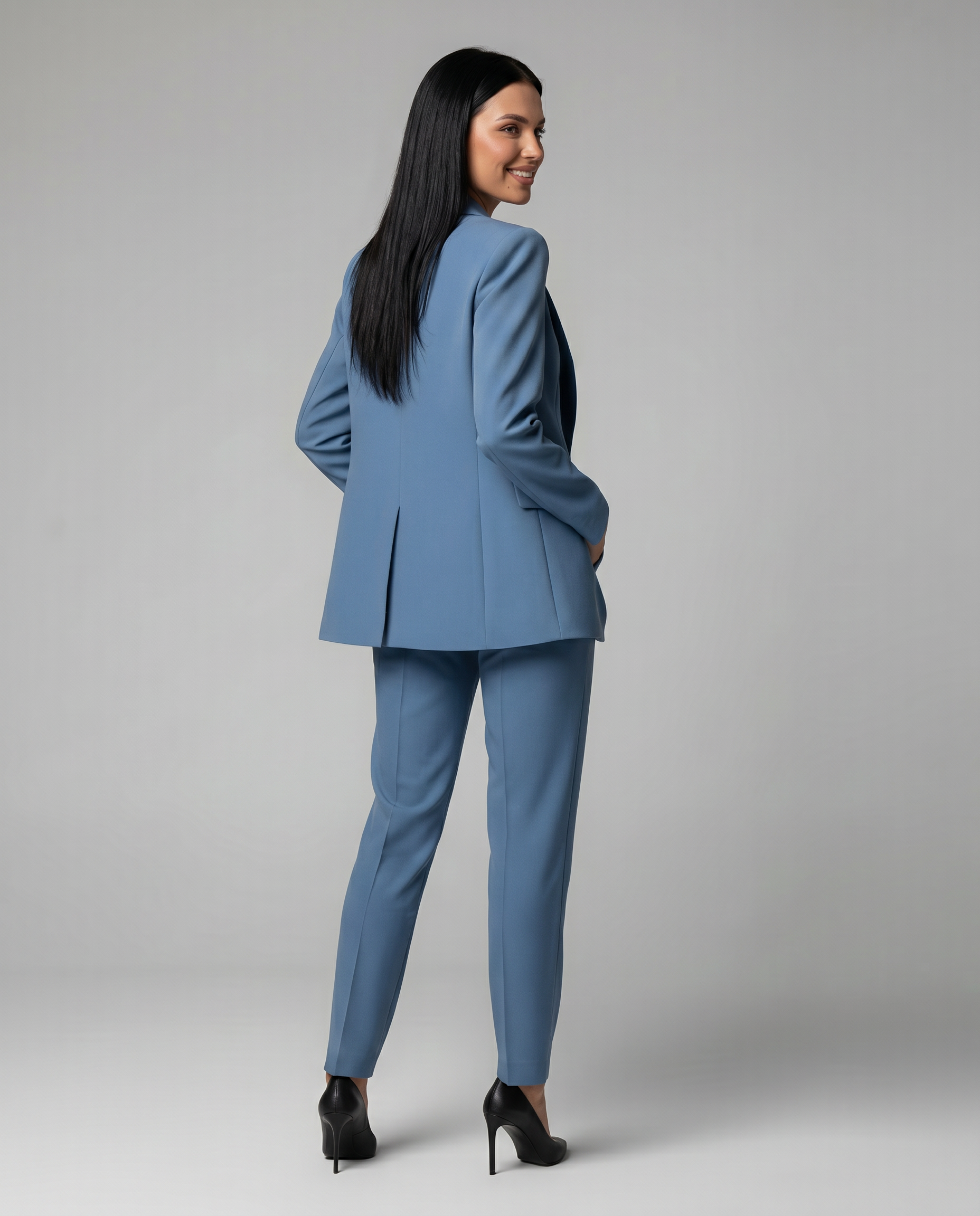 Kathleen | Blazer Set with Straight-Leg Trouser