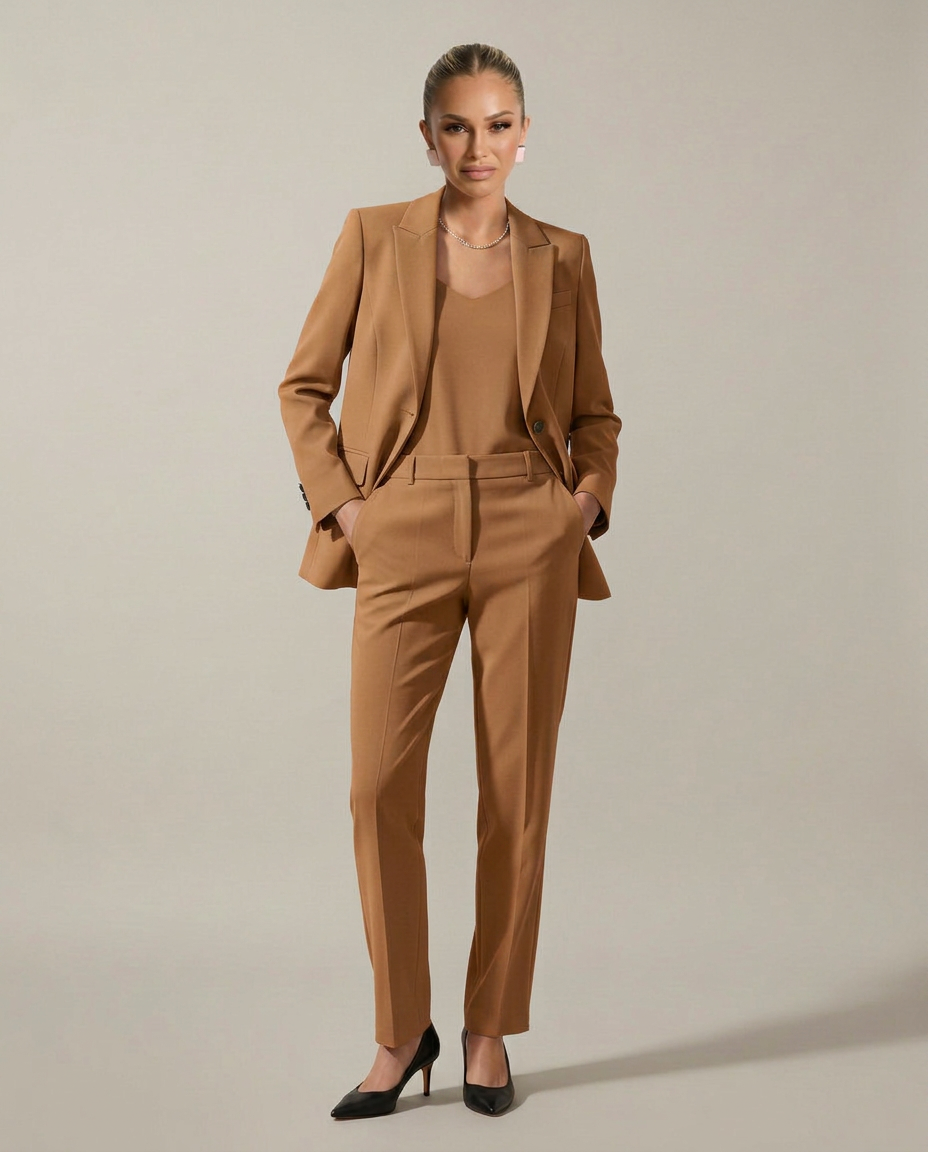 Luella | Blazer Set with Straight-Leg Trousers
