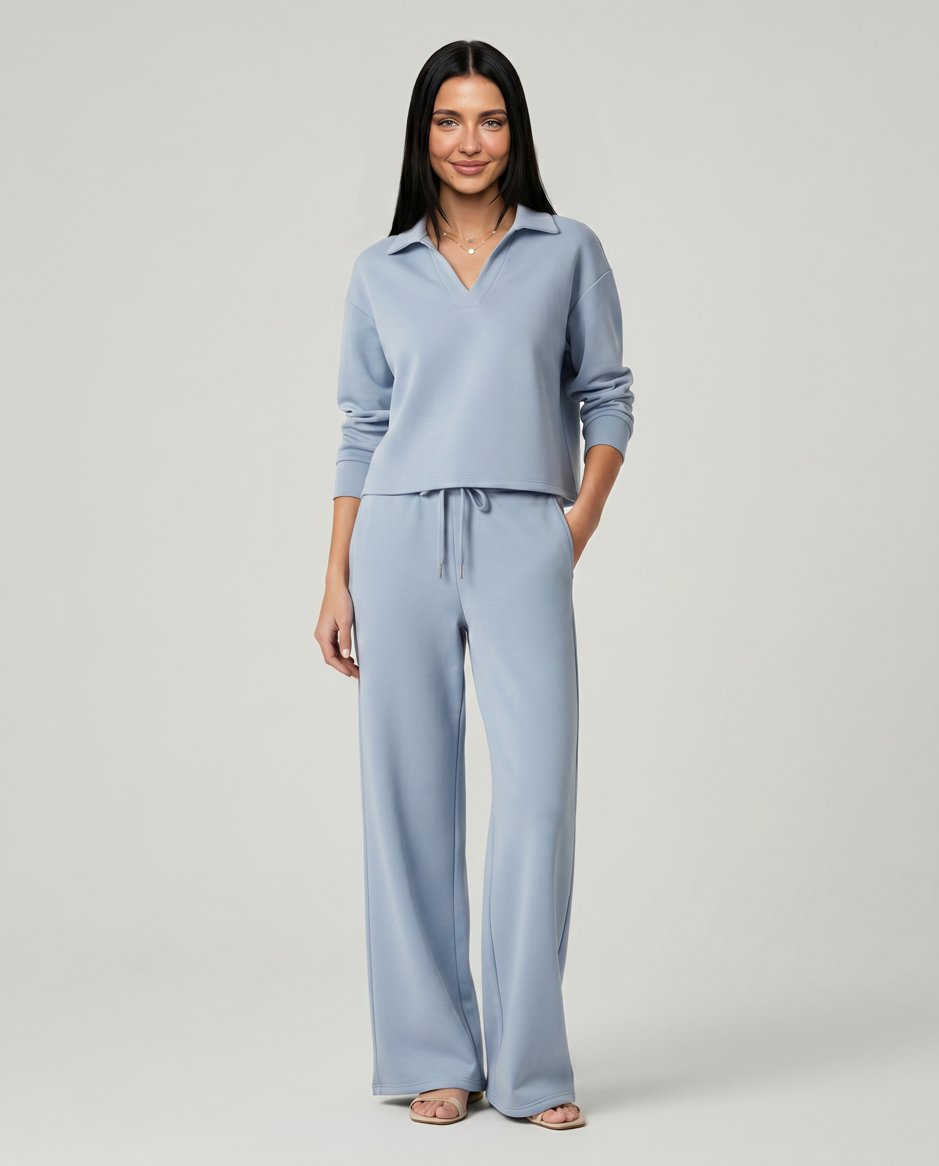 Ariana | Two-Piece Set with Wide-Leg Pants
