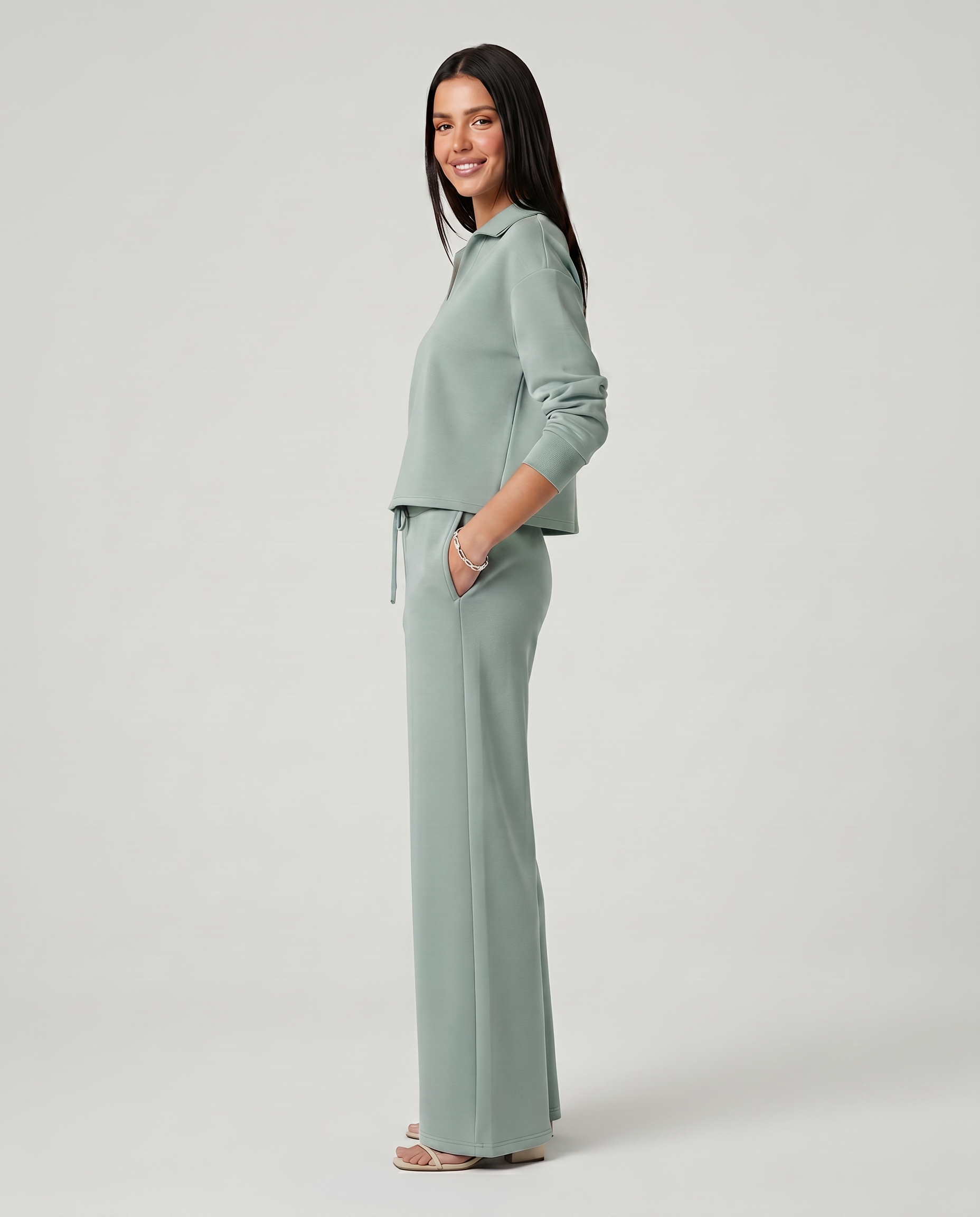 Ariana | Two-Piece Set with Wide-Leg Pants