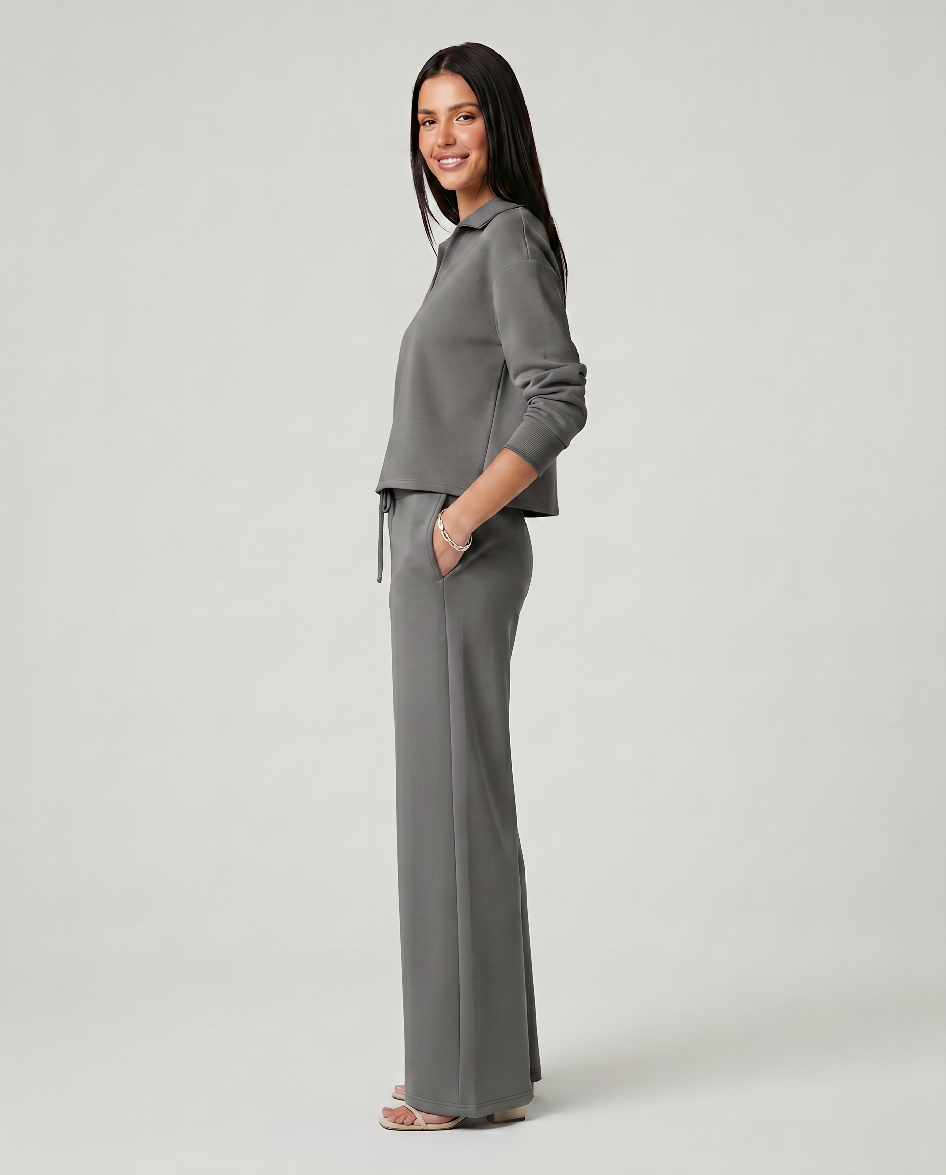 Ariana | Two-Piece Set with Wide-Leg Pants