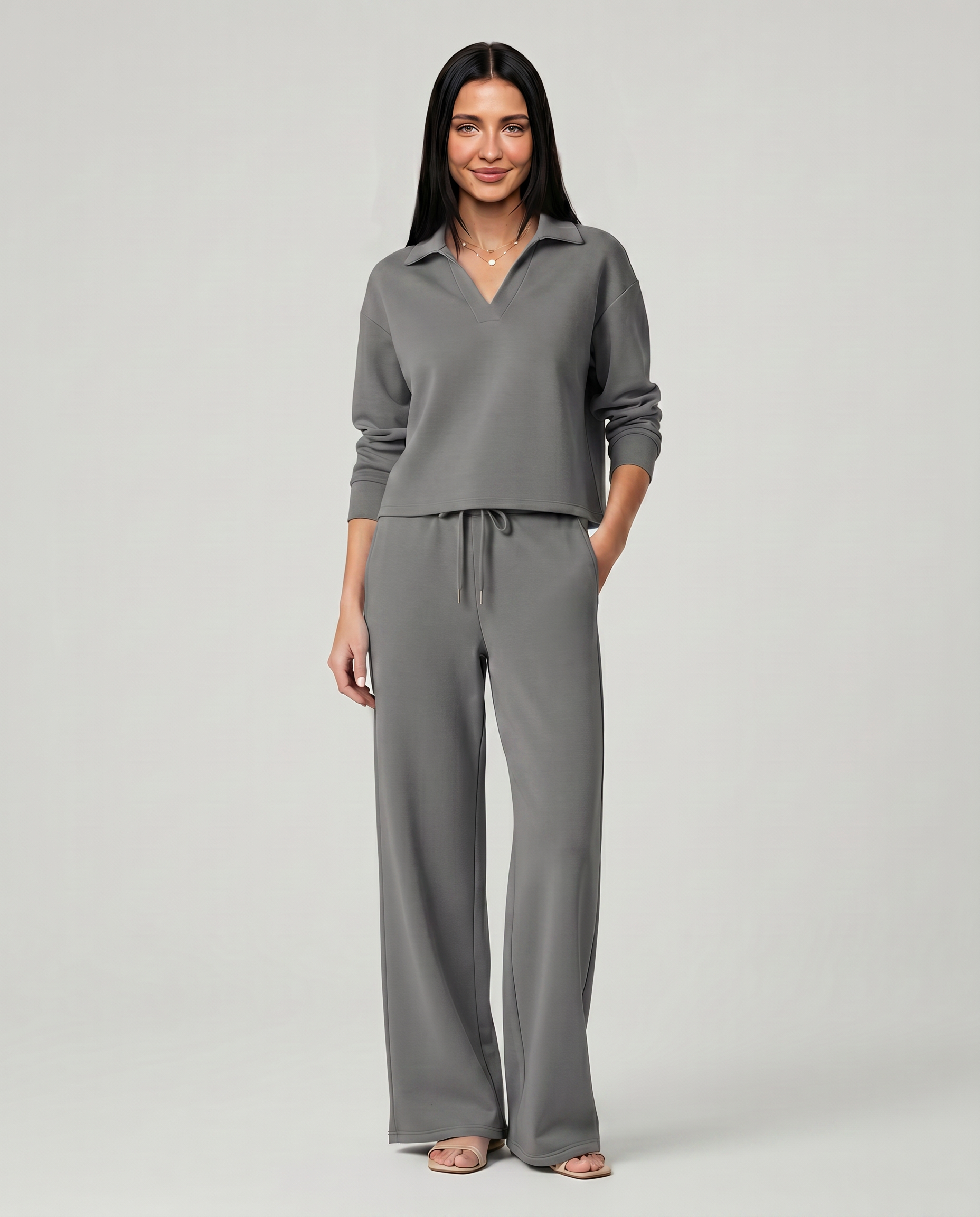 Ariana | Two-Piece Set with Wide-Leg Pants
