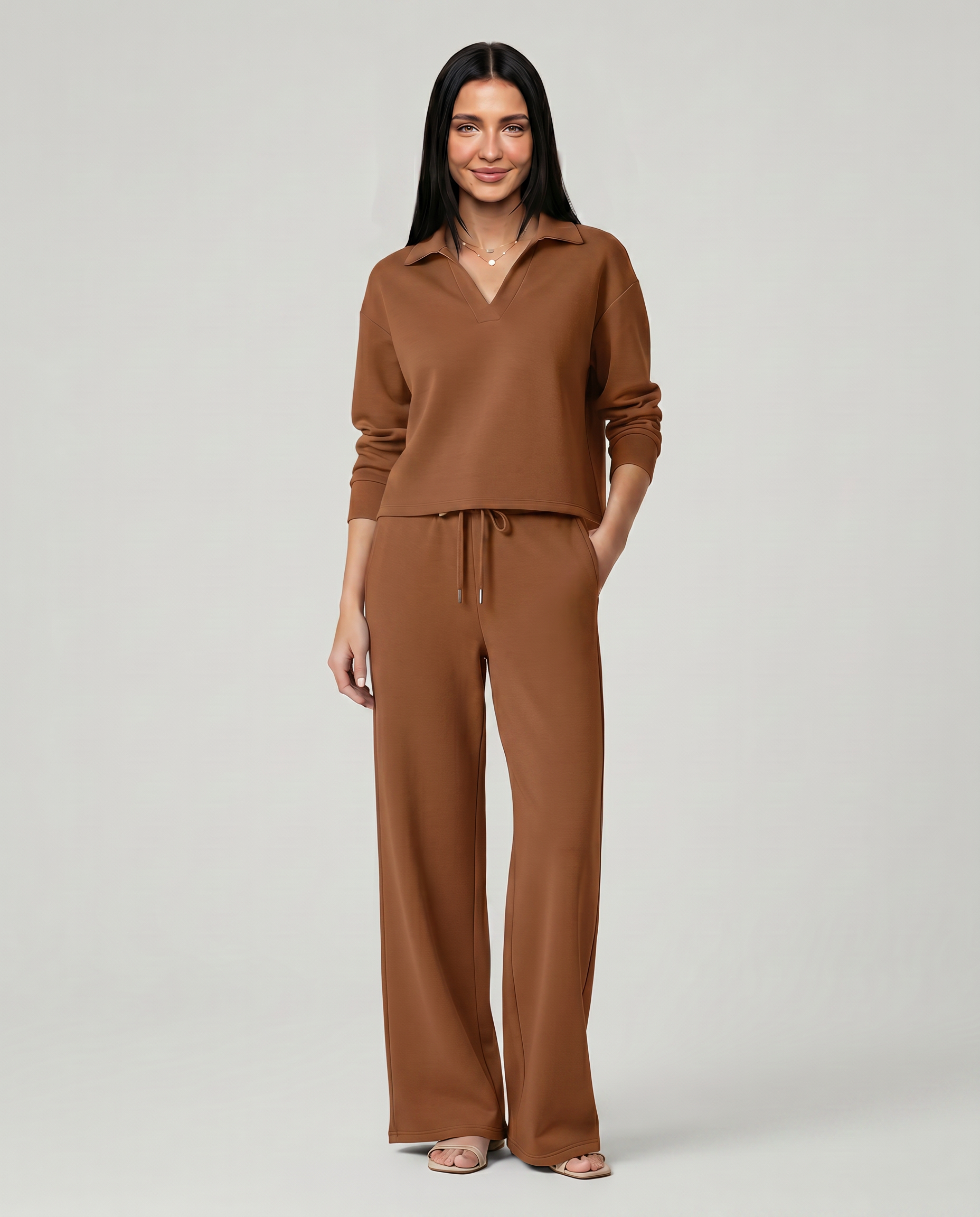 Ariana | Two-Piece Set with Wide-Leg Pants