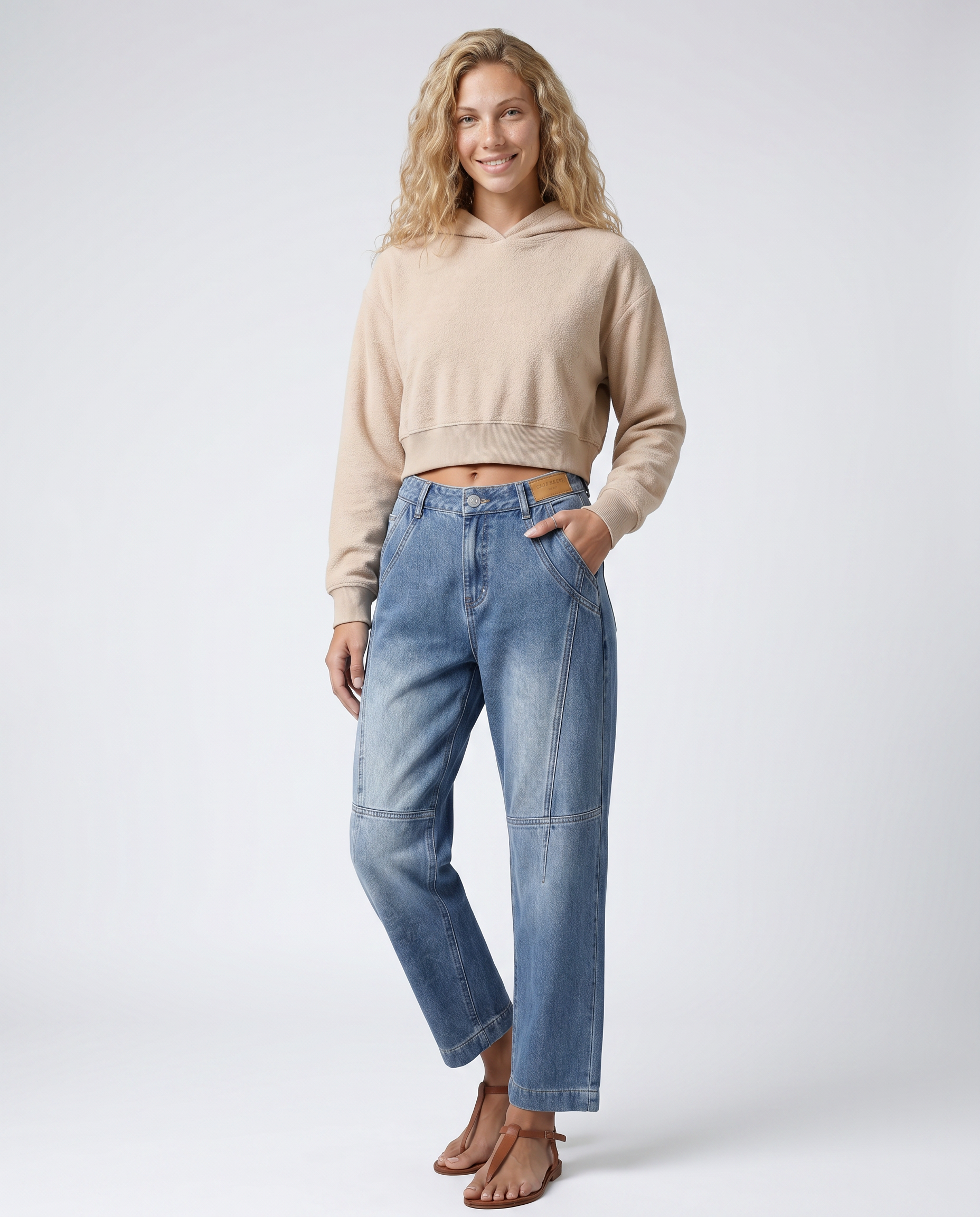 Marilyn | Straight-Leg Jeans with Seam Detailing
