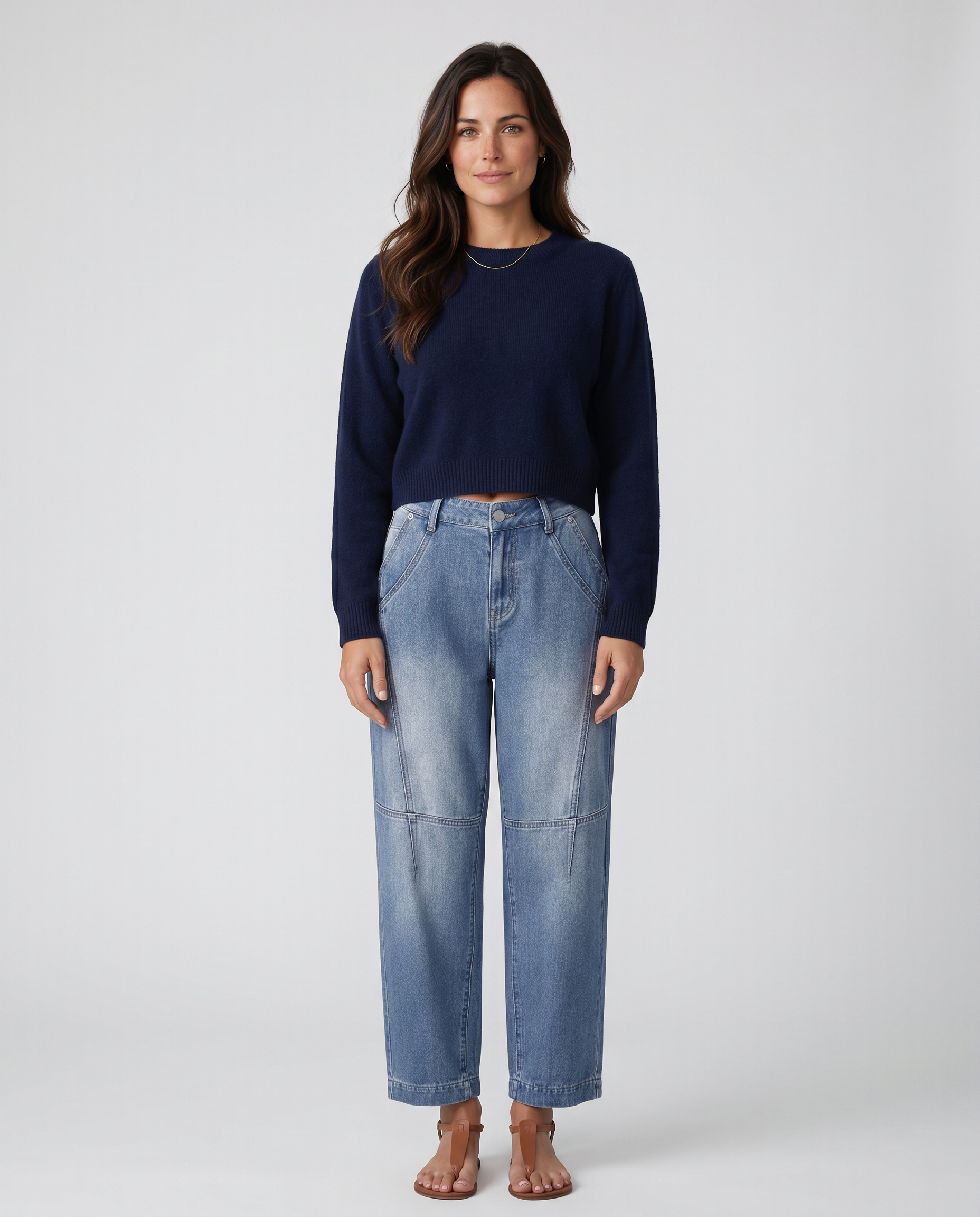Corinne | Straight-Leg Jeans with Mid Waist