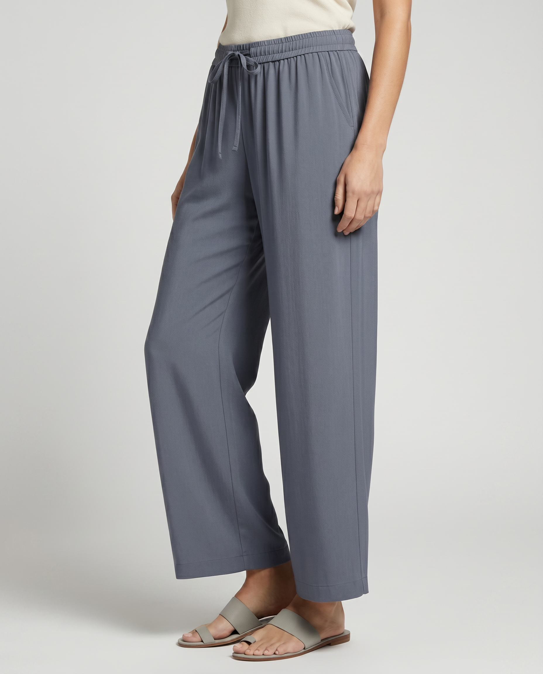 Willie | Palazzo Trousers with Elastic Waist