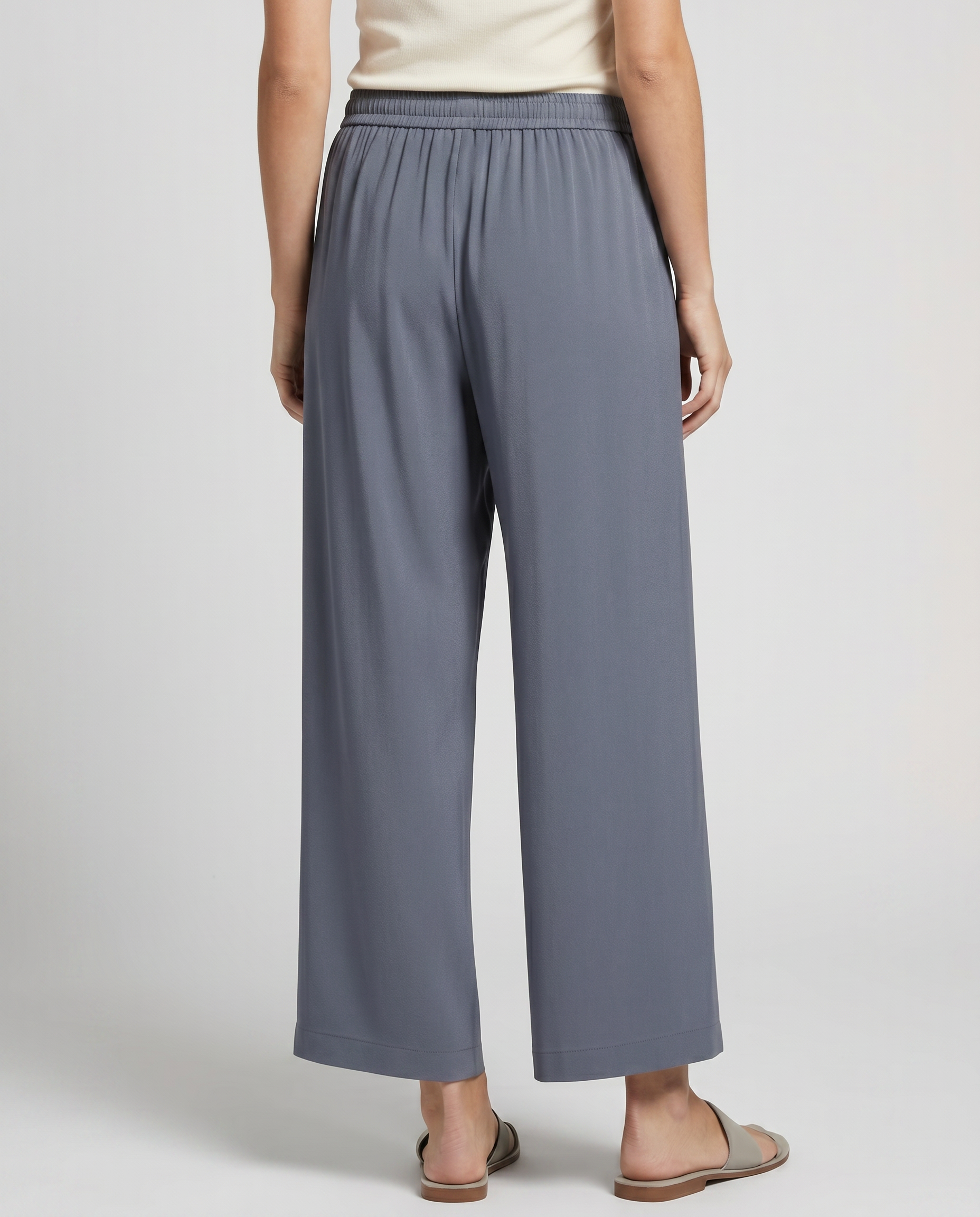 Willie | Palazzo Trousers with Elastic Waist