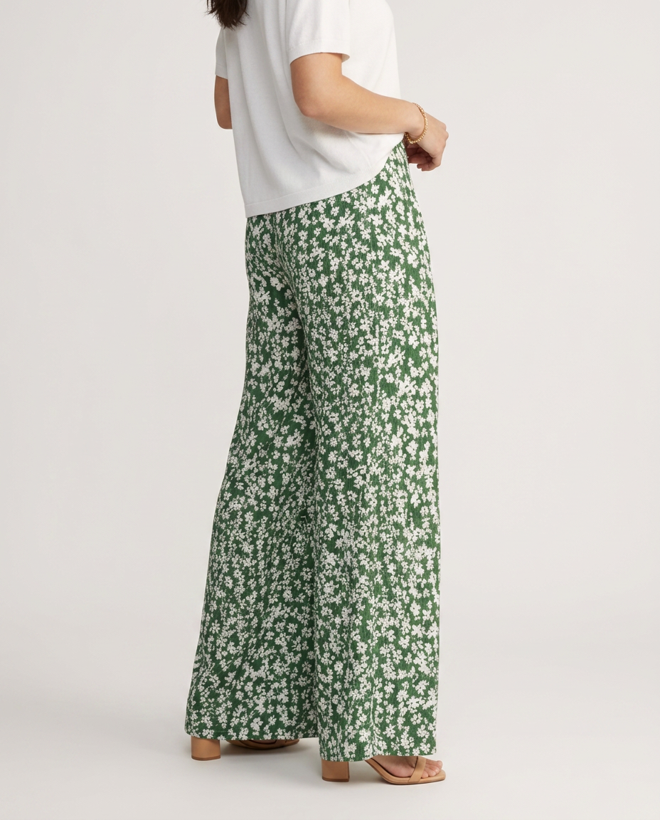 Vonda | Palazzo Trousers with Floral Print