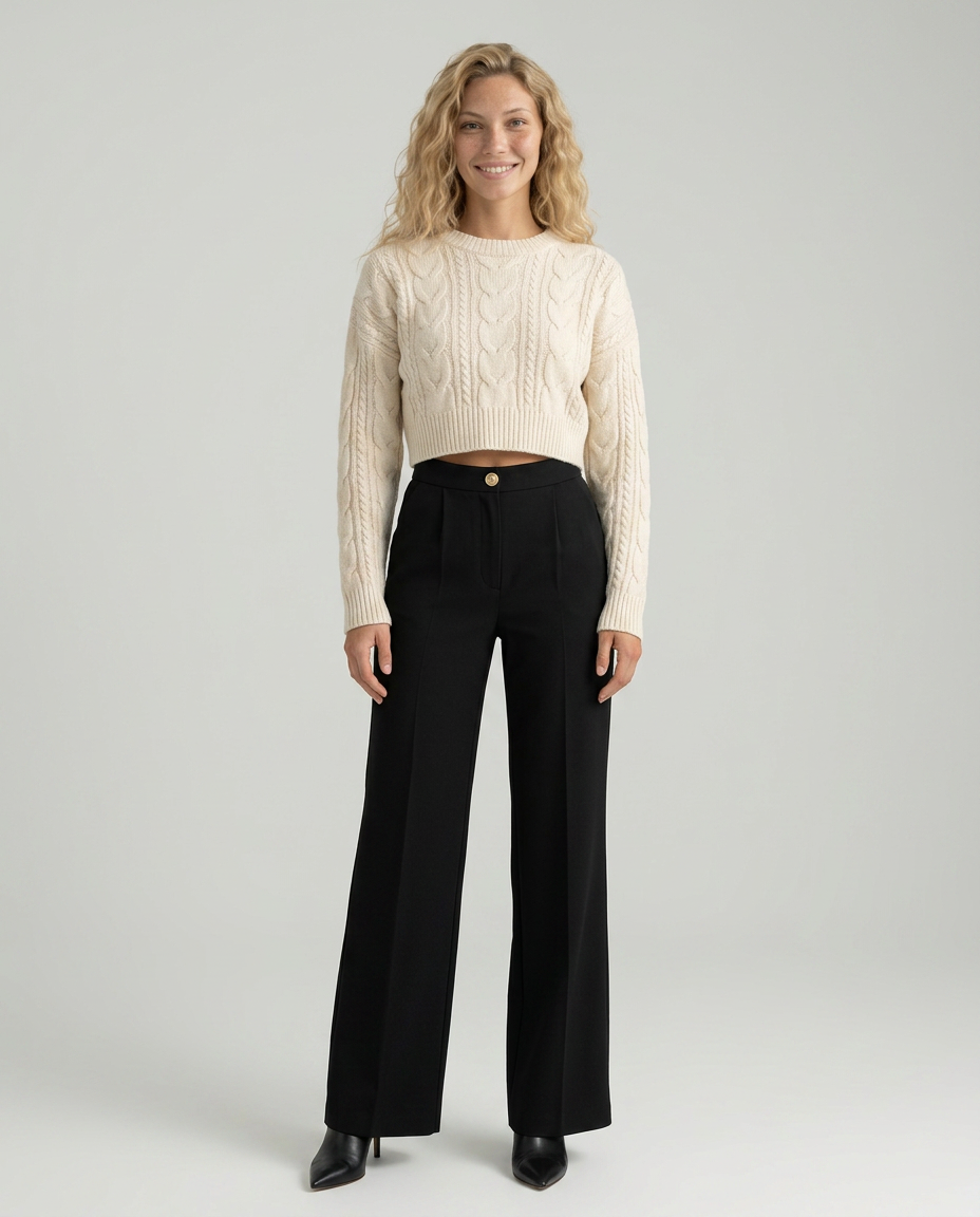 Ilene | Palazzo Trousers with High Waist