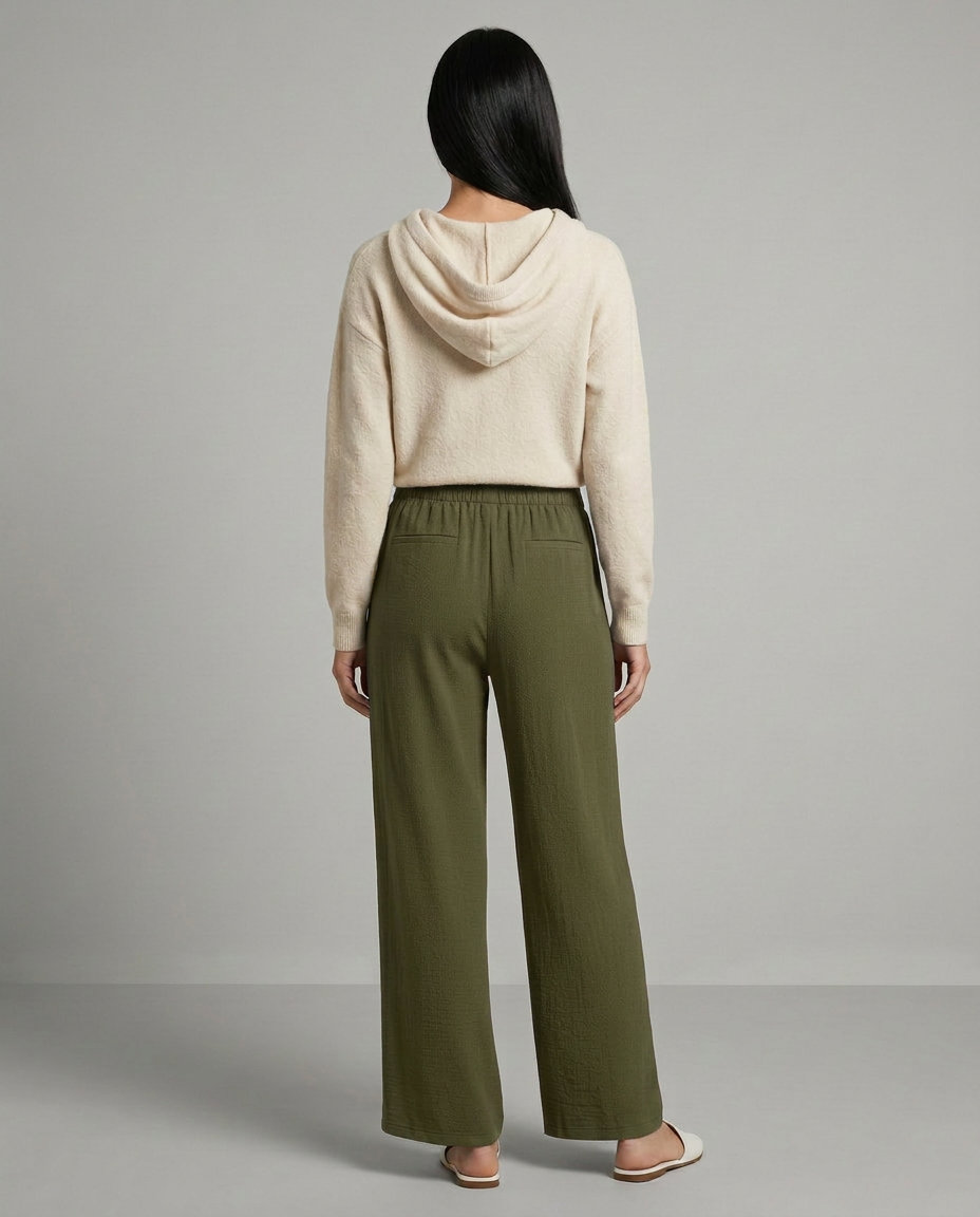 Candice | Wide-Leg Trousers with Drawstring Waist