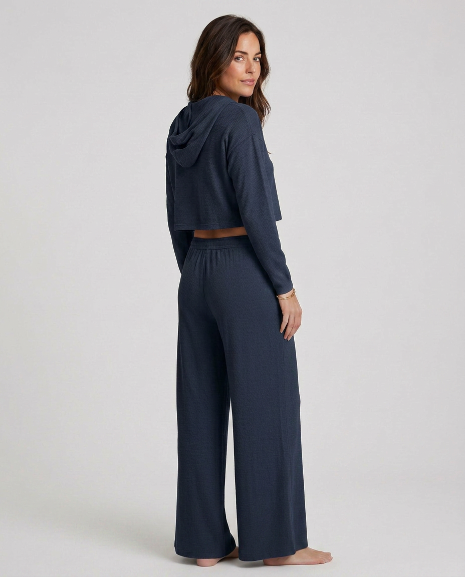 Kristin | Wide-Leg Trousers with Elastic Waist