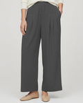 Nona | Wide Leg Trousers with Elastic Waistband