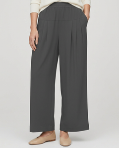 Nona | Wide Leg Trousers with Elastic Waistband
