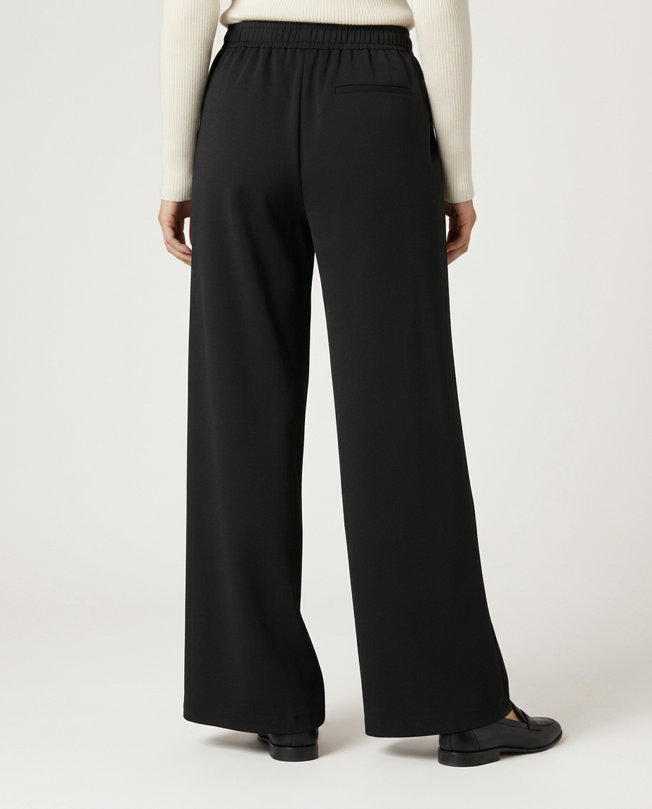 Haley | High Waist Wide Leg Trousers