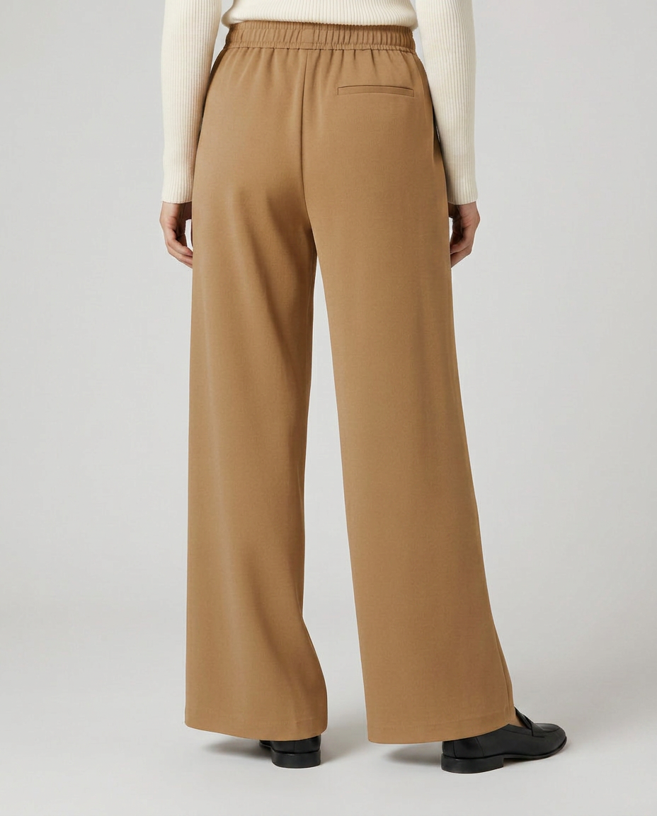 Haley | High Waist Wide Leg Trousers