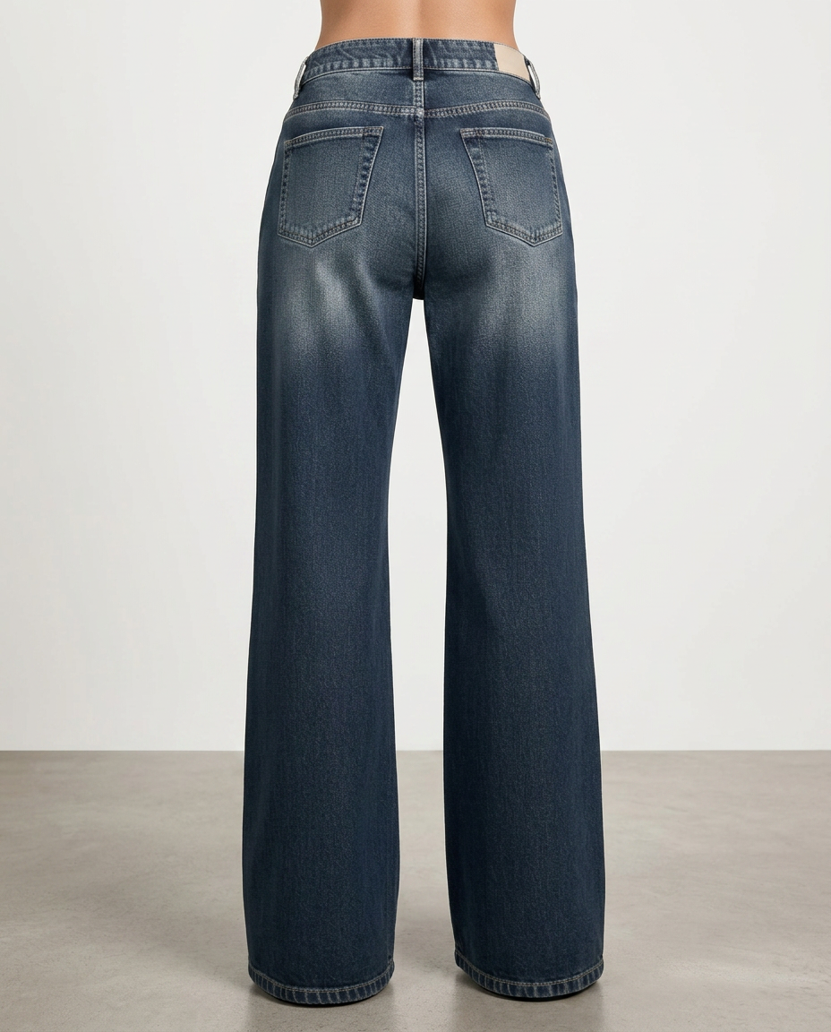 Adrian | Mid-Waist Wide-Leg Trousers