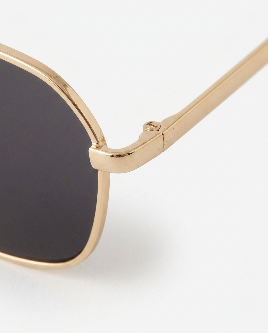 Alma | Slim Rectangular Frame Sunglasses