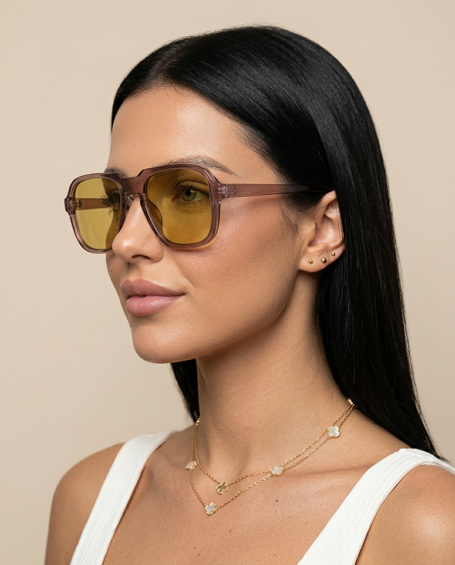 Kristine | Square Frame Sunglasses