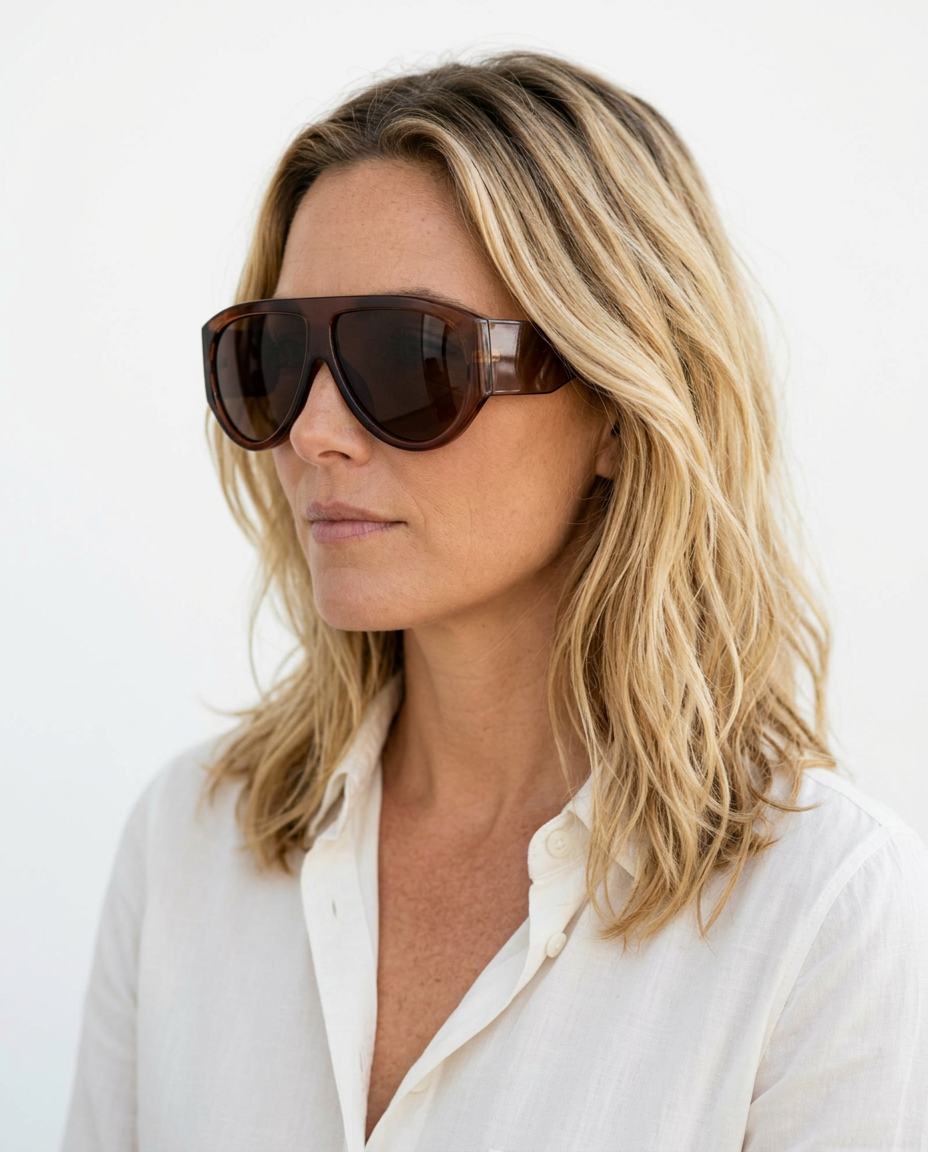 Cherie | Oversized Shield Sunglasses