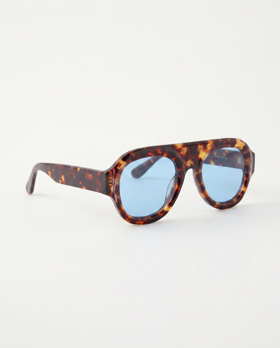 Patricia | Oversized Tortoise Frame Sunglasses