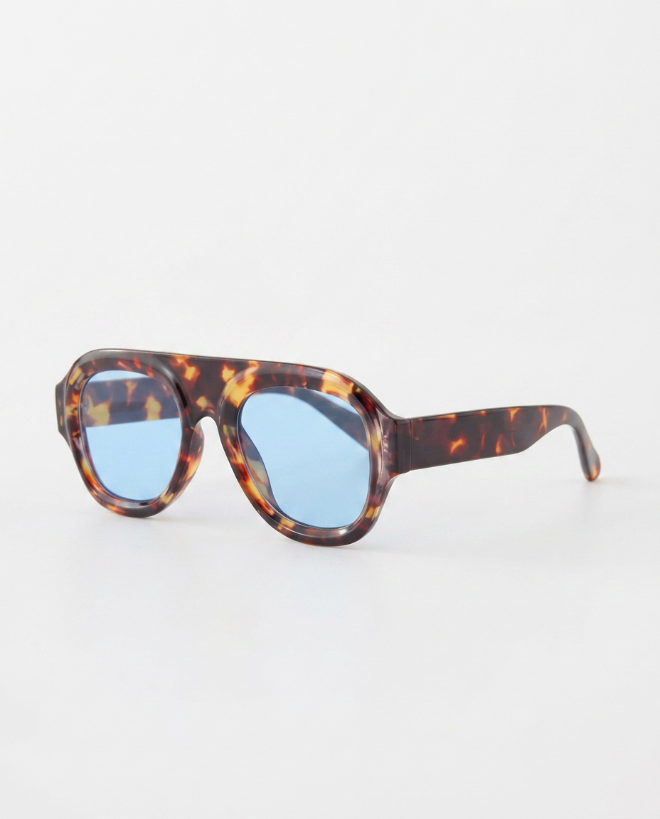 Patricia | Oversized Tortoise Frame Sunglasses