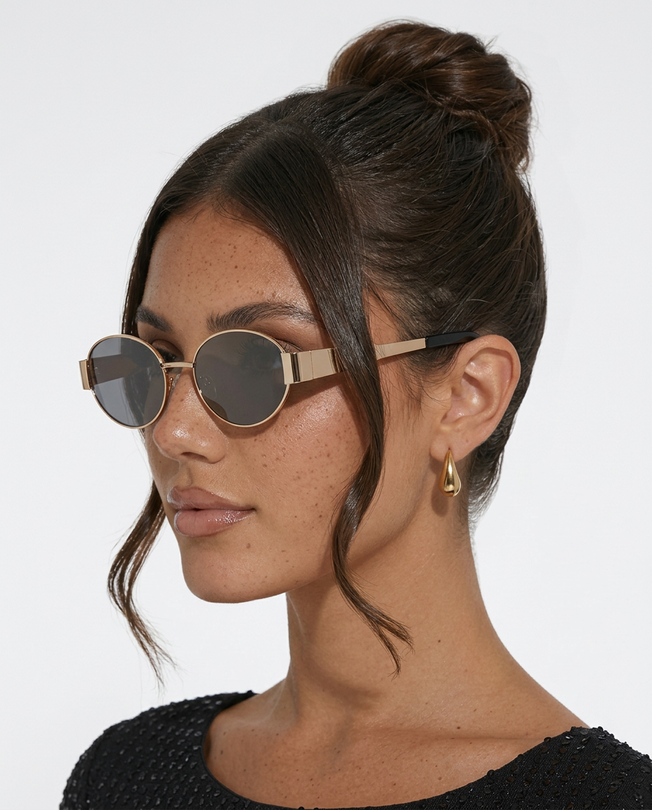 Nicole | Oval Frame Sunglasses
