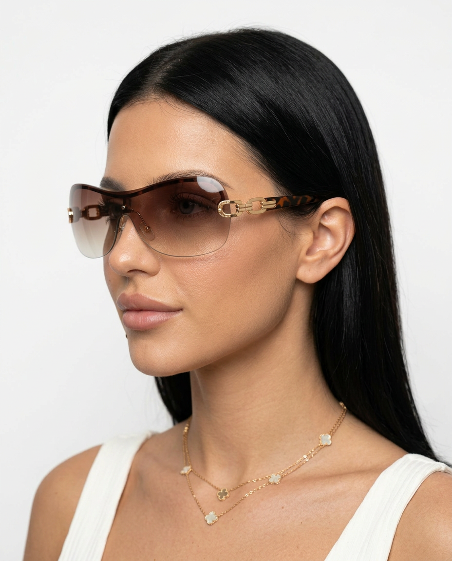 Ursula | Frameless Gradient Lens Sunglasses
