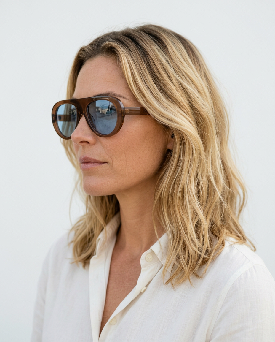 Maxine | Oversized Shield Sunglasses with Tinted Lenses