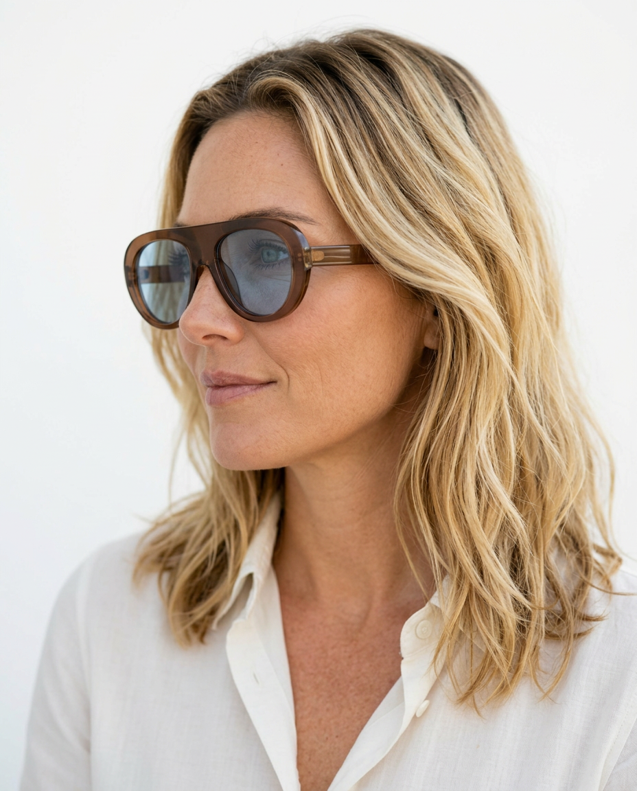 Maxine | Oversized Shield Sunglasses with Tinted Lenses