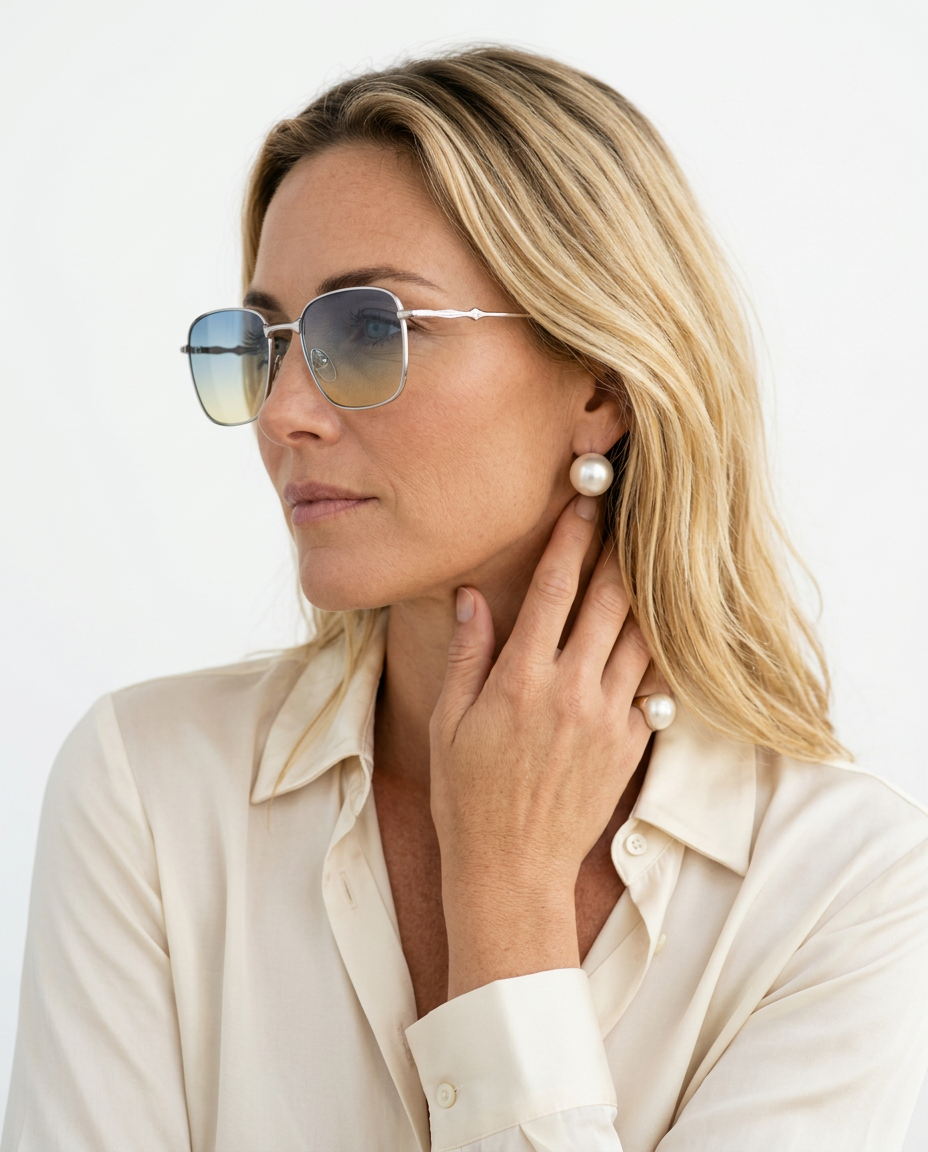 OptiVibe | Square Frame Glasses with UV Protection