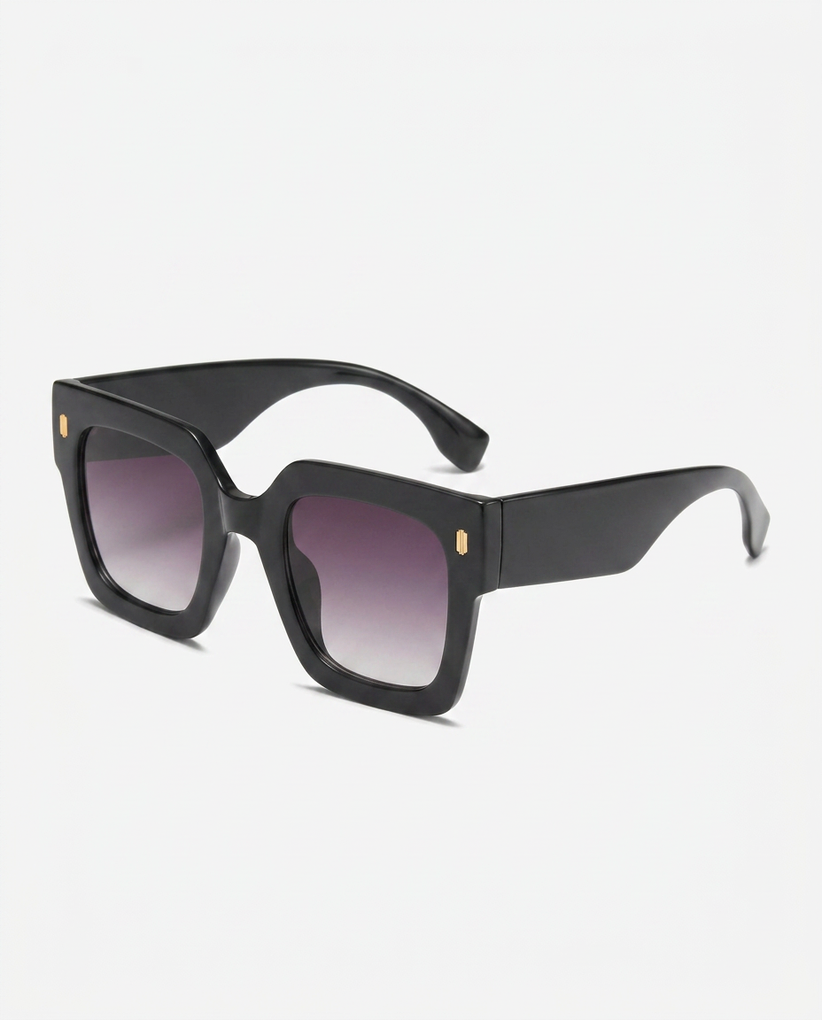 Ann | Oversized Square Sunglasses with UV Protection