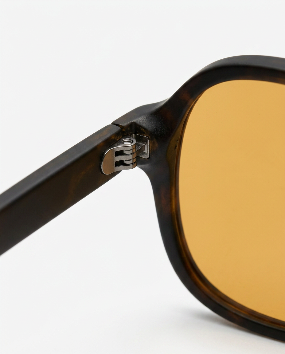 Ella | Aviator Sunglasses with Orange Tinted Lenses