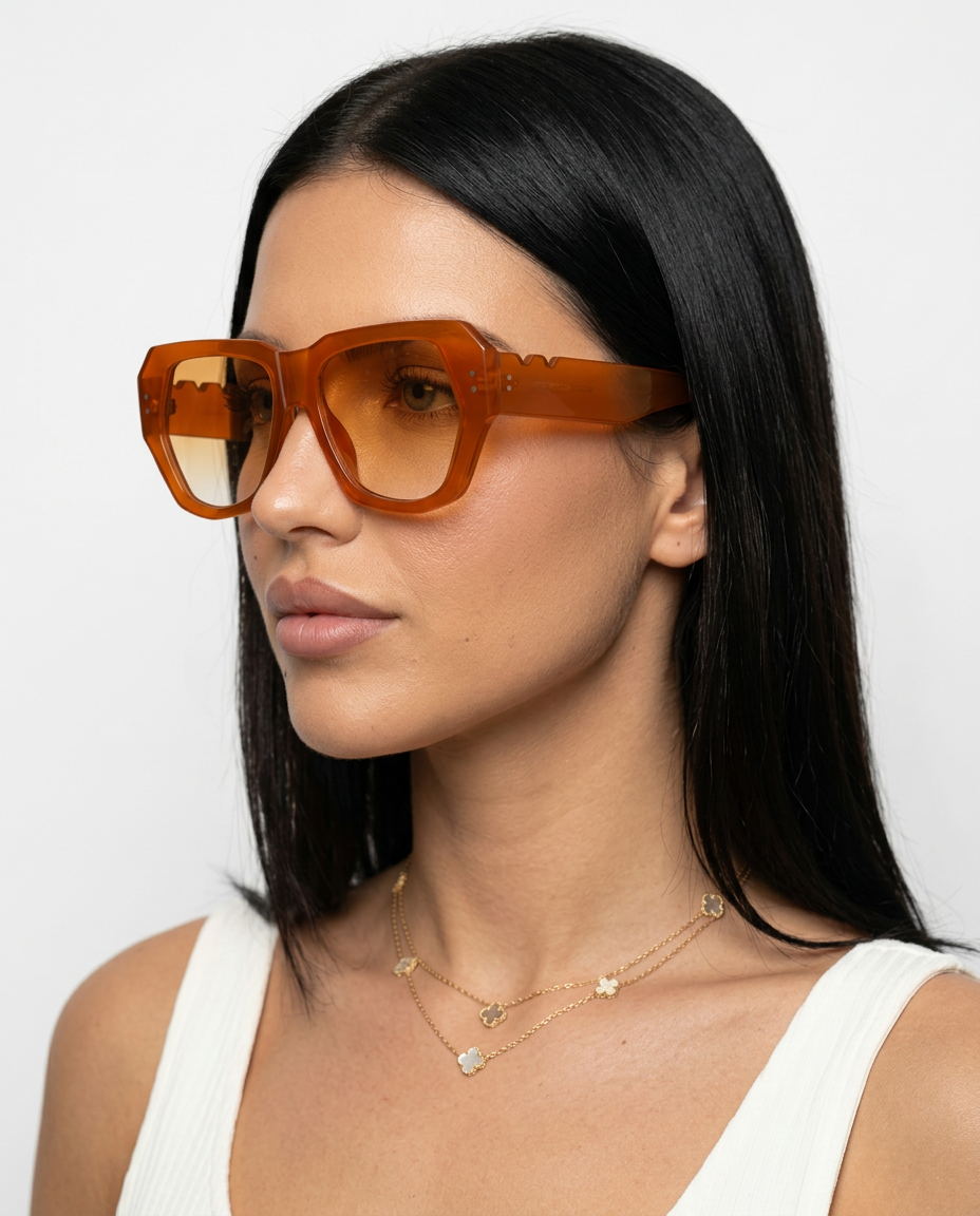 Charley | Vintage Geometric Sunglasses with UV Protection