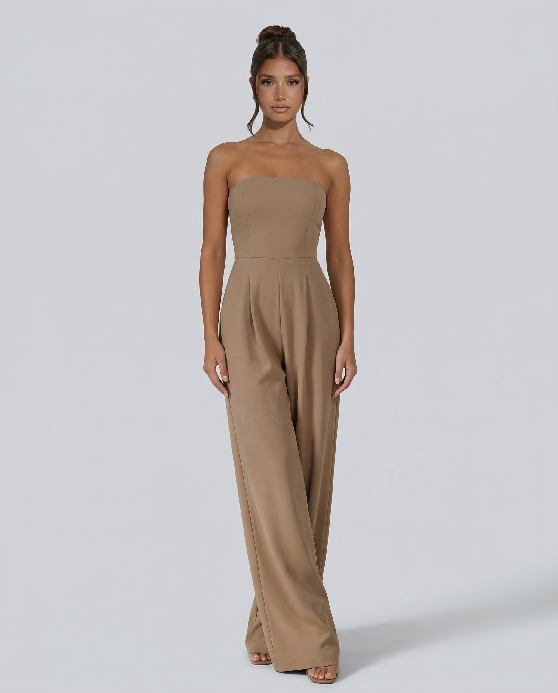 Arlette | Strapless Wide-Leg Jumpsuit