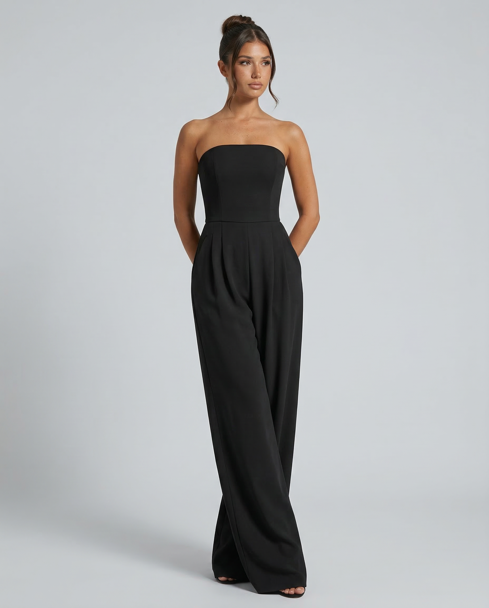 Arlette | Strapless Wide-Leg Jumpsuit