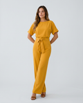 Araceli | Wide-Leg Jumpsuit with Boat Neck