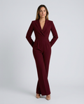 Sonia | Tailored Wide-Leg Jumpsuit with Lapel Collar