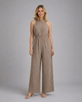 Daisy | High Neck Jumpsuit with Wide Legs