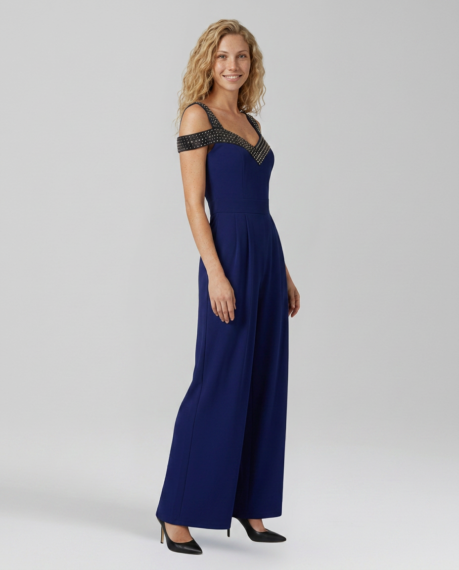Leola | Off-Shoulder Jumpsuit with Wide Legs