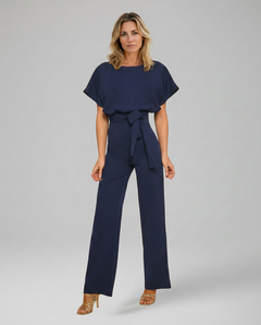 Vivian | Wide Leg Jumpsuit with Waist Tie