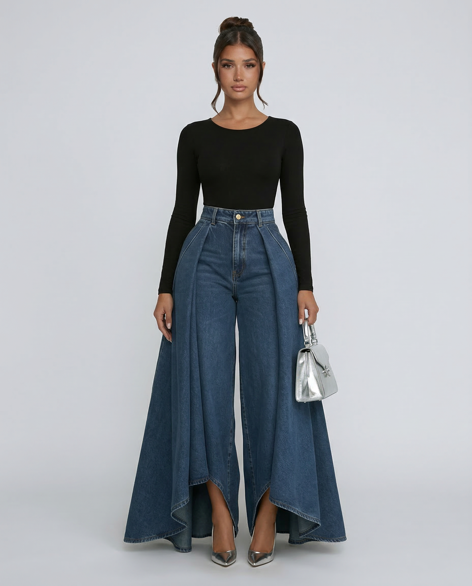 Calira | High-Waisted Wide-Leg Jeans