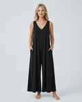 Nina | Baggy Jumpsuit with Wide Legs and Pockets