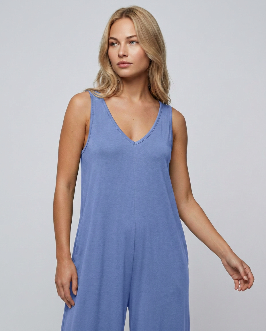 Nina | Baggy Jumpsuit with Wide Legs and Pockets