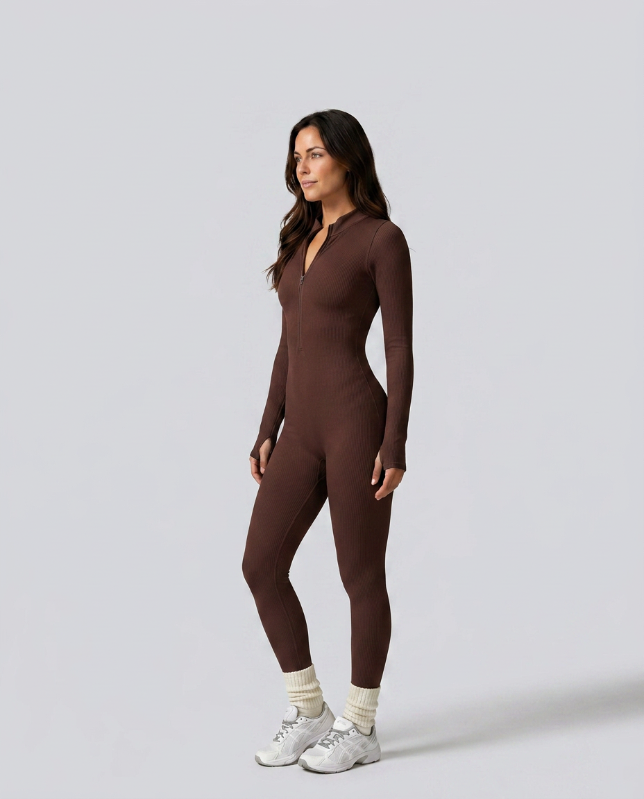 Betty | Fitted Jumpsuit with Long Sleeves