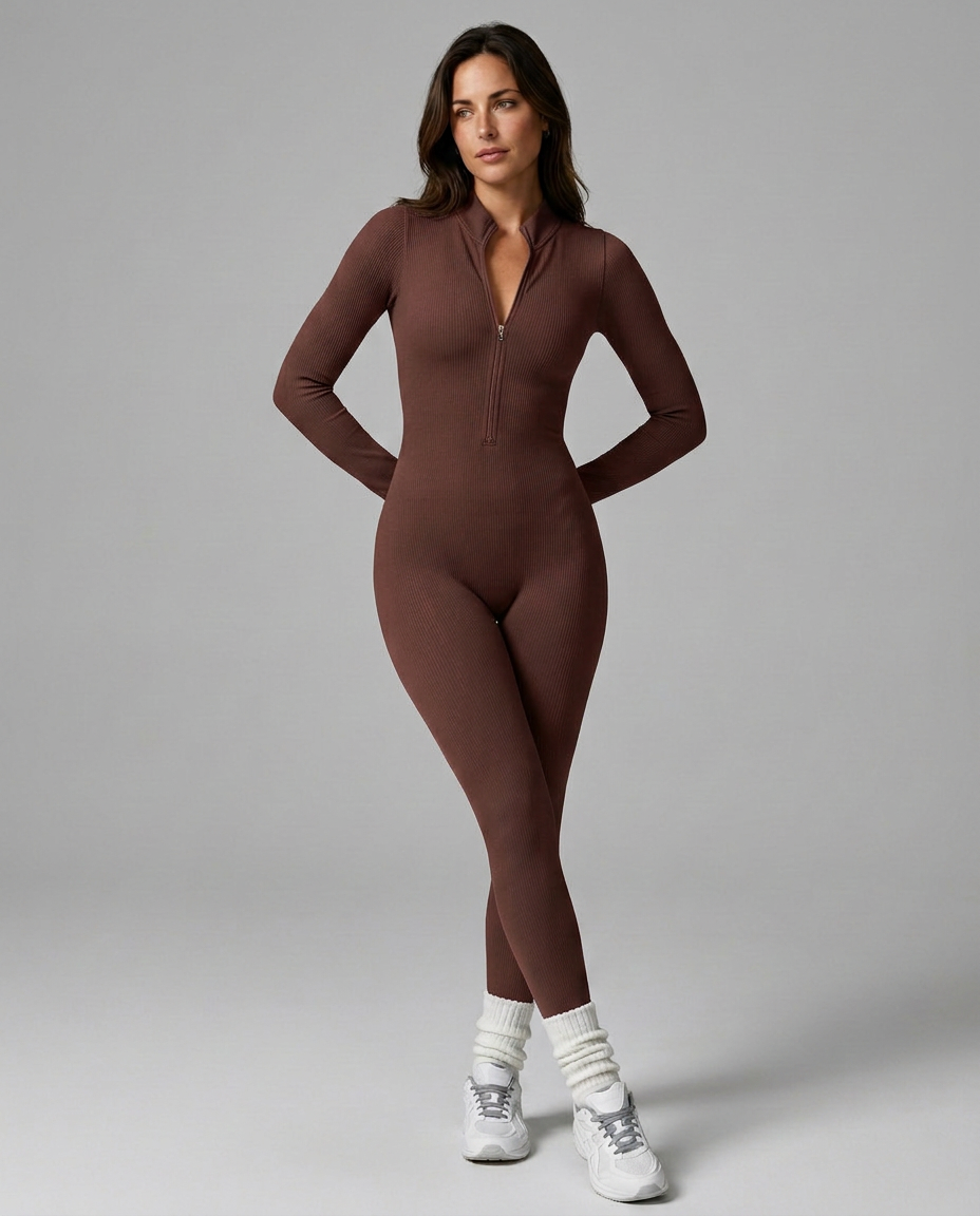 Betty | Fitted Jumpsuit with Long Sleeves
