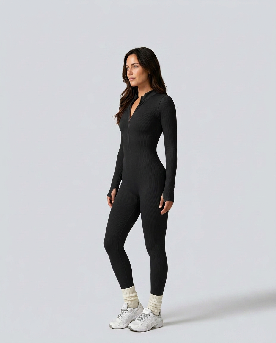 Betty | Fitted Jumpsuit with Long Sleeves