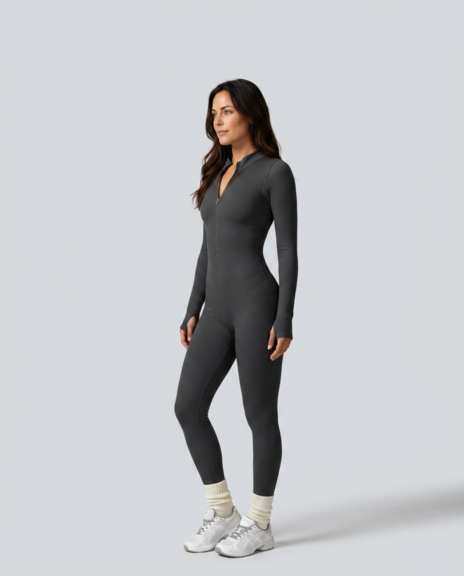 Betty | Fitted Jumpsuit with Long Sleeves